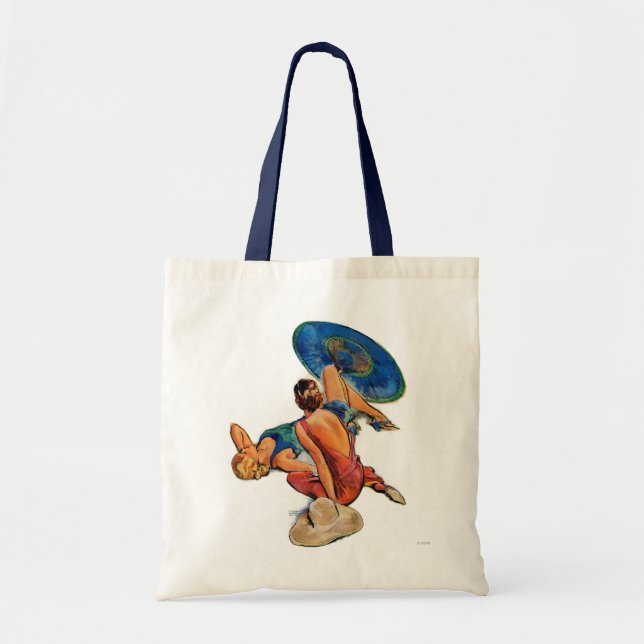 Sunbathers Tote Bag (Front)
