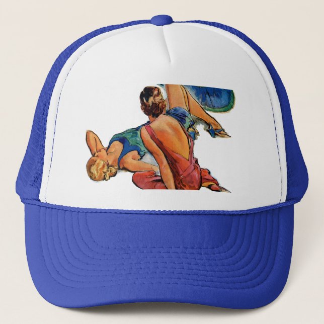 Sunbathers Trucker Hat (Front)