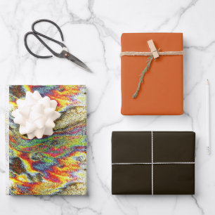 Sunbeam Flare Design Wrapping Paper Sheet