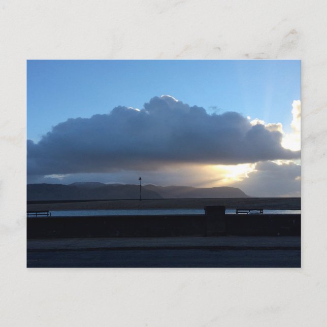 Sunbeams over Conwy postcards (Front)