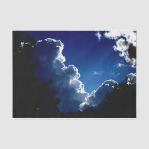Sunbeams Through Storm Clouds Tissue Paper