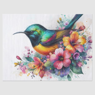 Sunbird Watercolor Art Tissue Paper