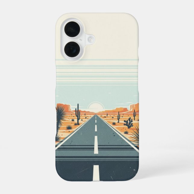 Sunbleached Miles iPhone 16 Case (Back)