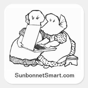 Sunbonnet Smart Large Stickers