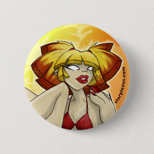 sunburn baby button