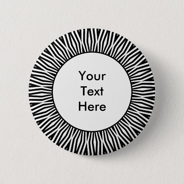 Sunburst 01 6 cm round badge (Front)