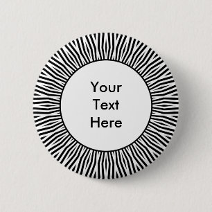 Sunburst 02 6 cm round badge