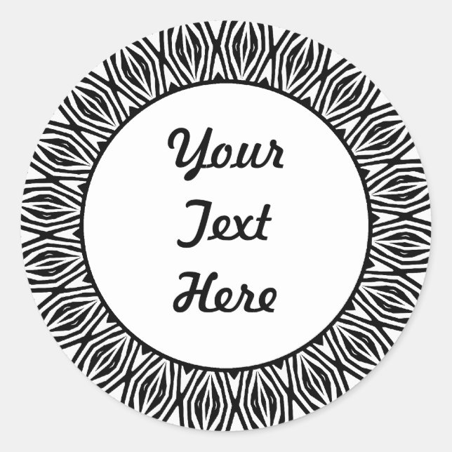 SunBurst 06 Classic Round Sticker (Front)