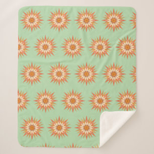 Sunburst Boho Sherpa Blanket
