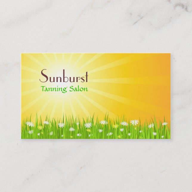 Sunburst Business Card (Front)