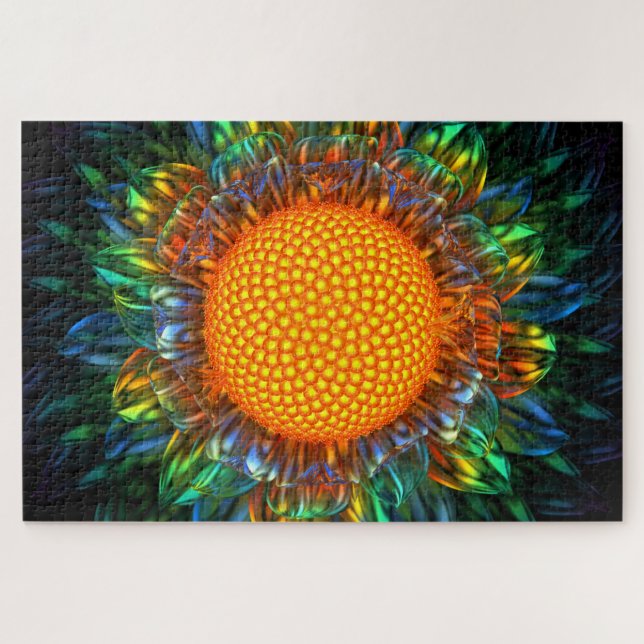 Sunburst Daisy (Deluxe) Jigsaw Puzzle (Horizontal)