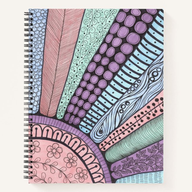Sunburst Design Notebook (Front)