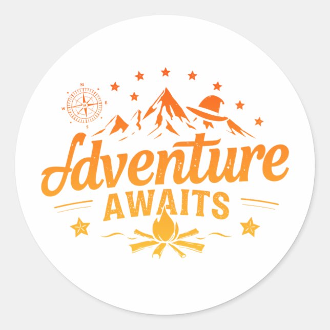 Sunburst Energy Classic Round Sticker (Front)