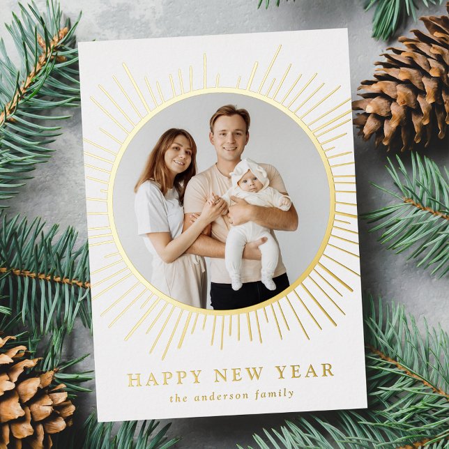 Sunburst Happy New Year Photo (Creator Uploaded)