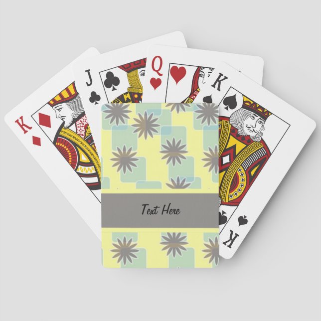 Sunburst Pattern Playing Cards (Back)