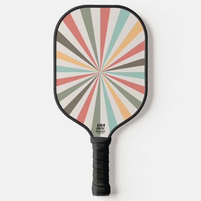Sunburst Pickleball Paddle Template (Front)