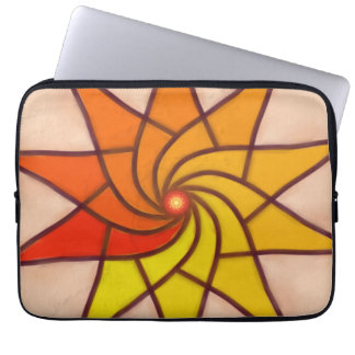 Sunburst Spiral Laptop Sleeve