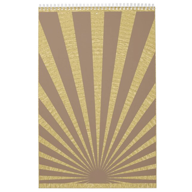 Sunburst stripes posters calendar (Cover)