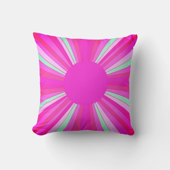 Sunburst Throw Pillow (Front)