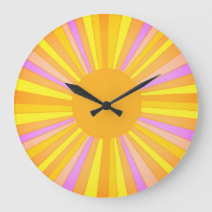 Sunburst Wall Clock