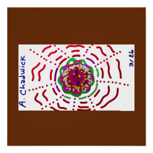 SunClock Flower Poster