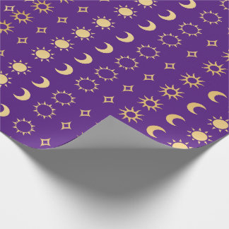 Sund and Moon Designer Wrapping Paper