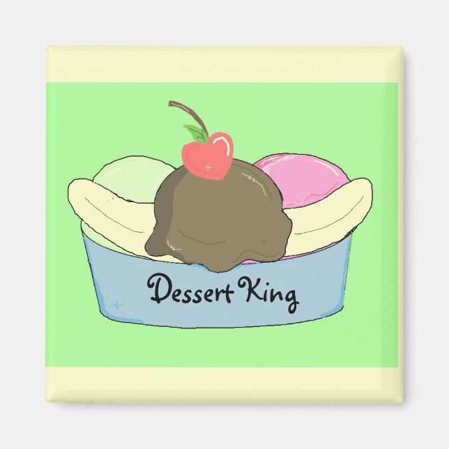 Sundae Lovers Magnet (Front)