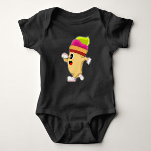 Sundae Runner Running Sports Baby Bodysuit