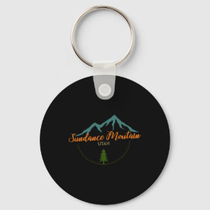 Sundance Mountain Utah Adventure Skiing Snowboard  Key Ring
