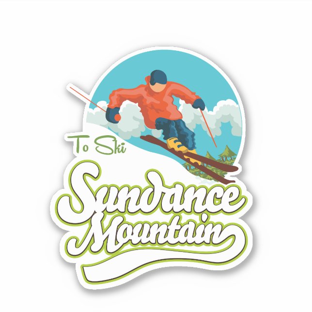 Sundance Mountains ski logo (Front)
