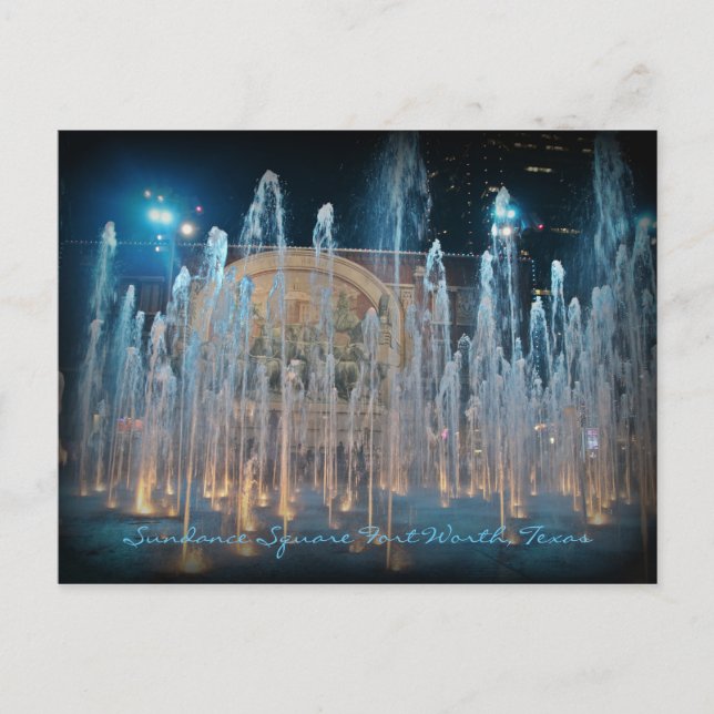 Sundance Square Chisholm Trail Mural Postcard (Front)