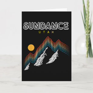 Sundance Utah - Usa Hiking And Climbing 1980s Retr Card