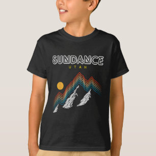 Sundance Utah - Usa Hiking And Climbing 1980s Retr T-Shirt