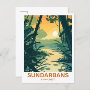 Sundarbans Rainforest India Bangladesh Travel Postcard