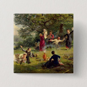 Sunday, 1884 15 cm square badge