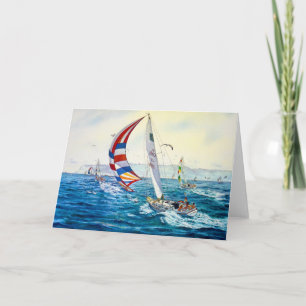 SUNDAY AFTERNOON AT SAN DIEGO BAY CARD