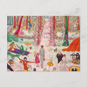 Sunday Afternoon in the Country, 1917 Postcard