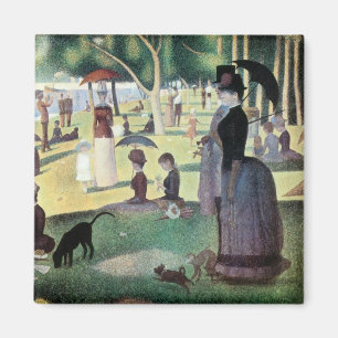 Sunday Afternoon, Island La Grande Jatte by Seurat Magnet