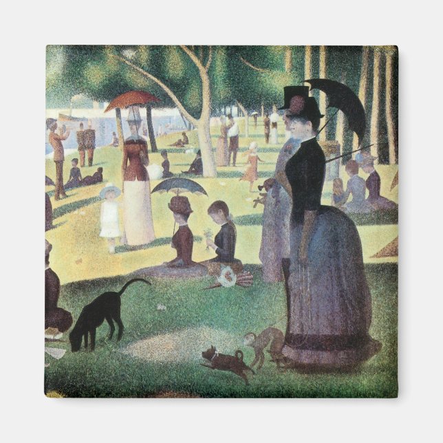 Sunday Afternoon, Island La Grande Jatte by Seurat Magnet (Front)