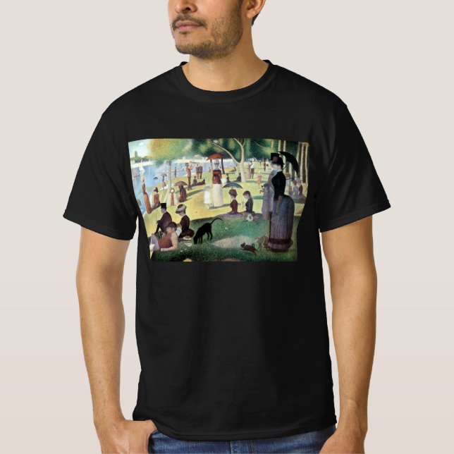 Sunday Afternoon, Island La Grande Jatte by Seurat T-Shirt (Front)