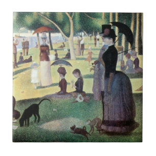 Sunday Afternoon, Island La Grande Jatte by Seurat Tile
