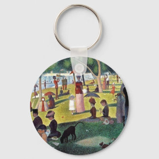 Sunday Afternoon La Grande Jatte - Georges Seuratt Key Ring