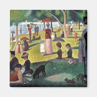 Sunday Afternoon La Grande Jatte - Georges Seuratt Magnet