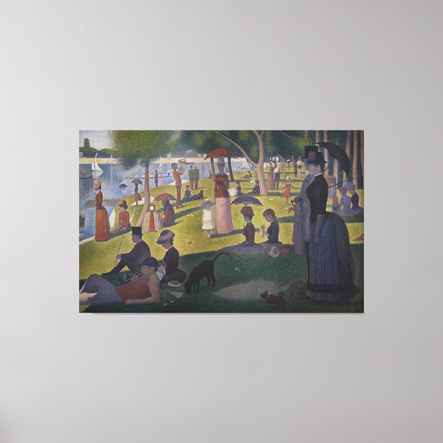 Sunday Afternoon on the Island of La Grande Jatte Canvas Print (Front)