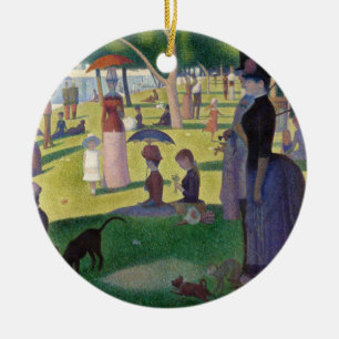 Sunday Afternoon on the Island of La Grande Jatte Ceramic Tree Decoration