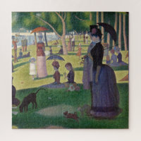 Sunday Afternoon Seurat Neo Impressionist Painting