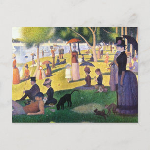 Sunday at La Grande Jatte by Georges Seurat Postcard