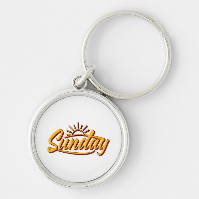 SUNDAY BEST SUMMER KEY RING (Front)