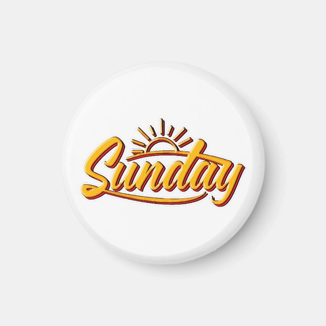 SUNDAY BEST SUMMER MAGNET (Front)