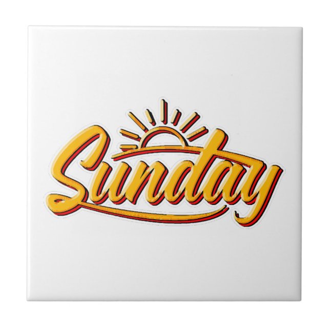 SUNDAY BEST SUMMER TILE (Front)